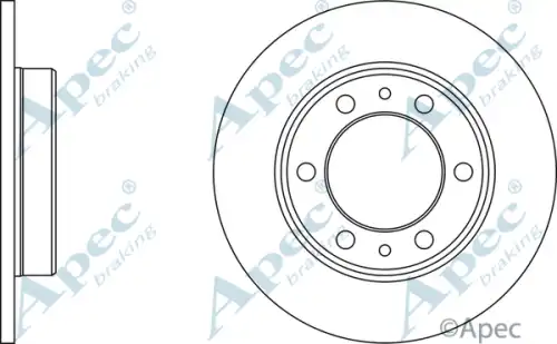Тормозной диск APEC BRAKING DSK967