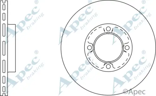 Тормозной диск APEC BRAKING DSK659