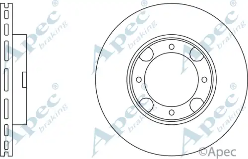 Тормозной диск APEC BRAKING DSK204