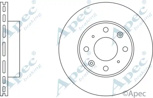 Тормозной диск APEC BRAKING DSK187