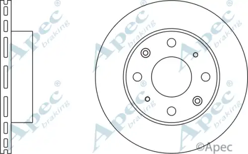 Тормозной диск APEC BRAKING DSK271