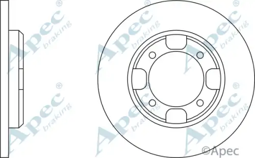 Тормозной диск APEC BRAKING DSK216