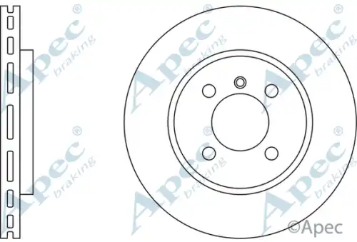 Тормозной диск APEC BRAKING DSK539