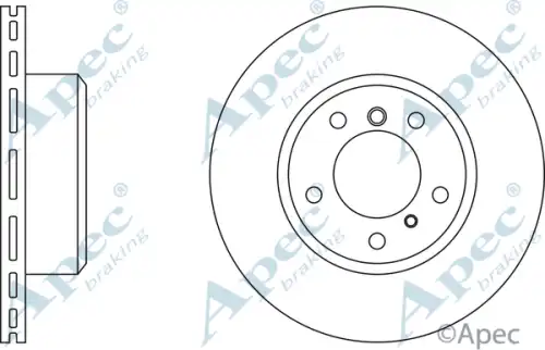 Тормозной диск APEC BRAKING DSK915