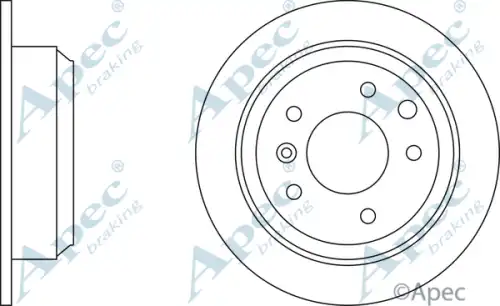 Тормозной диск APEC BRAKING DSK719