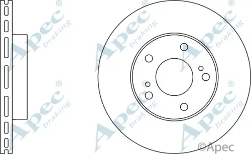 Тормозной диск APEC BRAKING DSK690