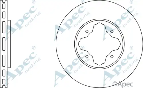 Тормозной диск APEC BRAKING DSK694