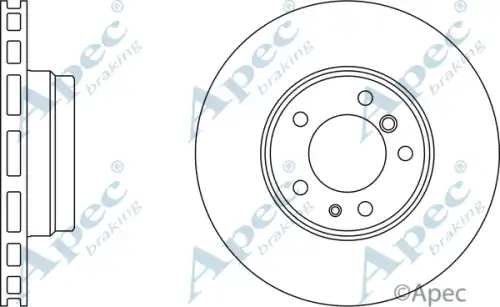 Тормозной диск APEC BRAKING DSK2006