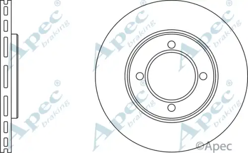 Тормозной диск APEC BRAKING DSK291