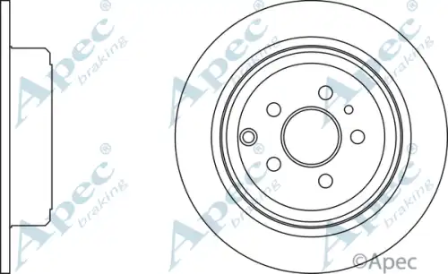 Тормозной диск APEC BRAKING DSK948