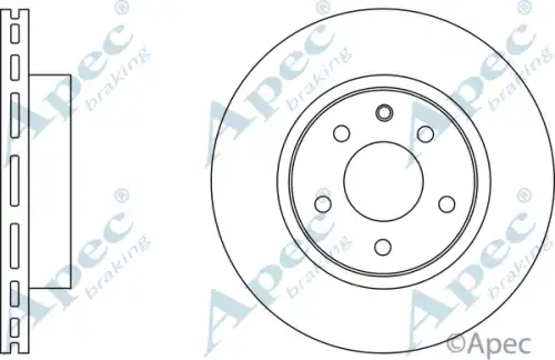 Тормозной диск APEC BRAKING DSK906