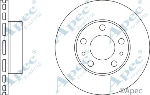 Тормозной диск APEC BRAKING DSK2479