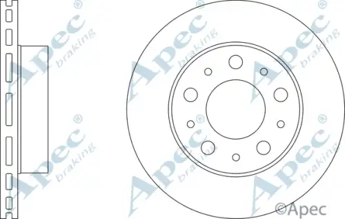Тормозной диск APEC BRAKING DSK2481