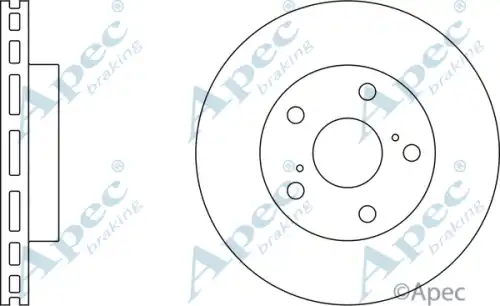 Тормозной диск APEC BRAKING DSK674