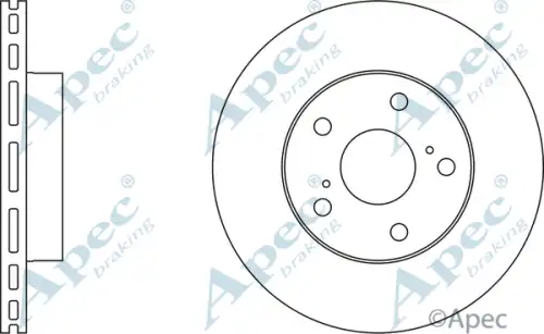 Тормозной диск APEC BRAKING DSK686