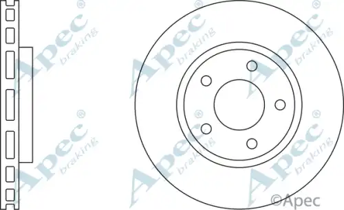 Тормозной диск APEC BRAKING DSK972