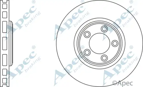 Тормозной диск APEC BRAKING DSK976