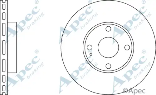 Тормозной диск APEC BRAKING DSK798