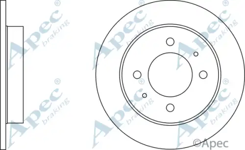 Тормозной диск APEC BRAKING DSK346