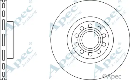 Тормозной диск APEC BRAKING DSK2017