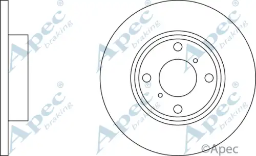 Тормозной диск APEC BRAKING DSK2110