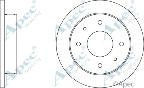 Тормозной диск APEC BRAKING DSK306