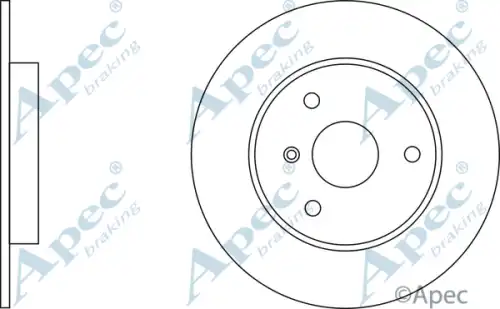 Тормозной диск APEC BRAKING DSK2026