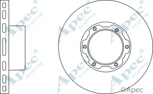 Тормозной диск APEC BRAKING DSK2032