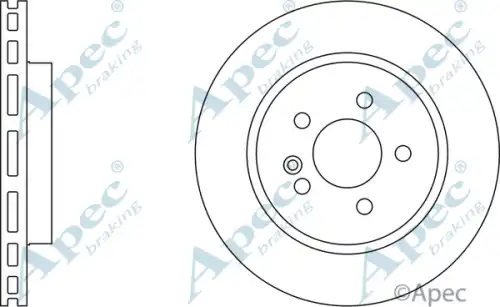 Тормозной диск APEC BRAKING DSK973