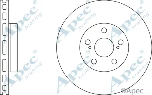 Тормозной диск APEC BRAKING DSK2471