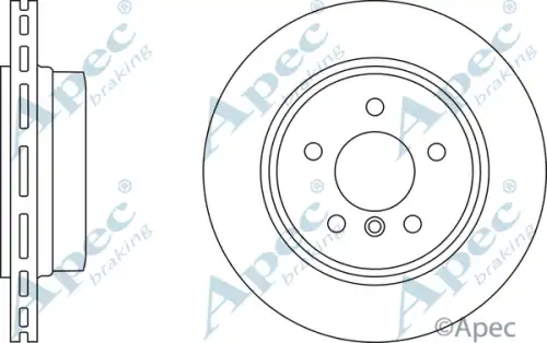Тормозной диск APEC BRAKING DSK2368