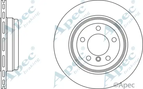 Тормозной диск APEC BRAKING DSK2383