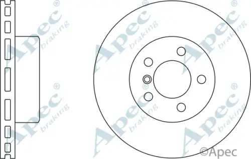Тормозной диск APEC BRAKING DSK2299