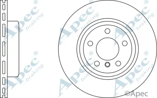 Тормозной диск APEC BRAKING DSK2359