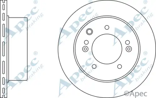 Тормозной диск APEC BRAKING DSK2420