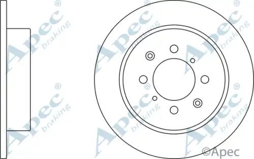 Тормозной диск APEC BRAKING DSK2355