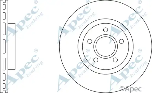 Тормозной диск APEC BRAKING DSK2210