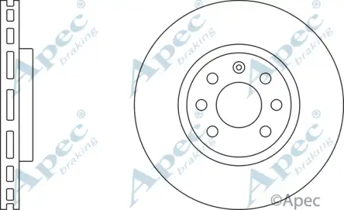 Тормозной диск APEC BRAKING DSK2188