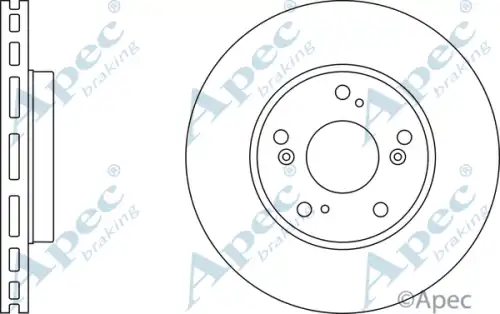 Тормозной диск APEC BRAKING DSK2394