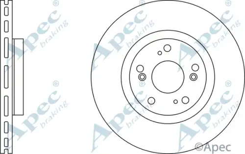 Тормозной диск APEC BRAKING DSK2463