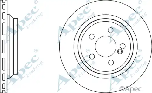 Тормозной диск APEC BRAKING DSK2145