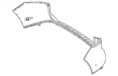 VERKLEIDUNG STOSSFAENGER 2478802601 MB