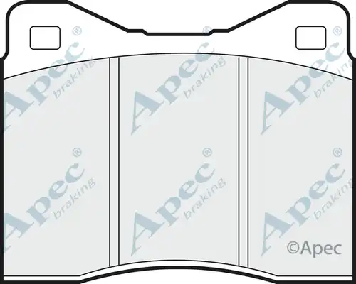 колодки дисковые торм. перед. AR PAD140 APEC BRAKING