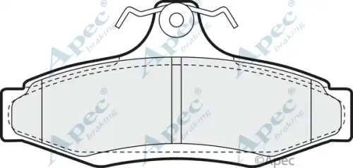 колодки дисковые торм. задн. Daew PAD1008 APEC BRAKING