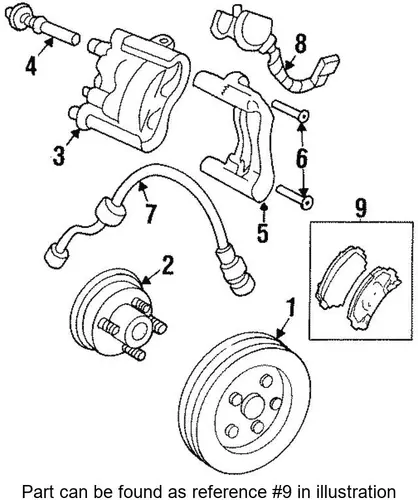 колодки дисковые торм. перед. Chev 19167302 BUICK