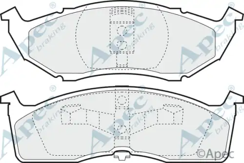 колодки дисковые торм. перед. Chry PAD978 APEC BRAKING