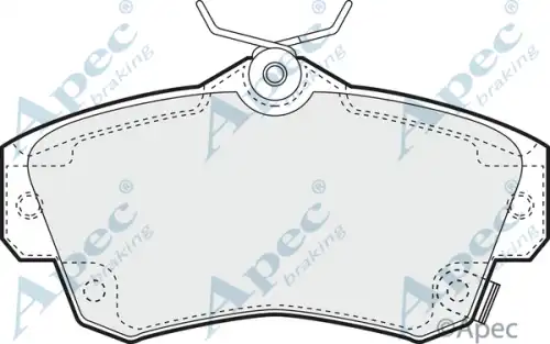 колодки дисковые торм. перед. Chry PAD1118 APEC BRAKING