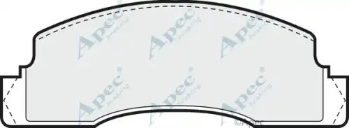 колодки дисковые торм. перед. Ford PAD288 APEC BRAKING