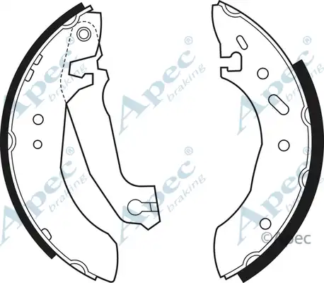 колодки бараб. торм. Ford SHU488 APEC BRAKING