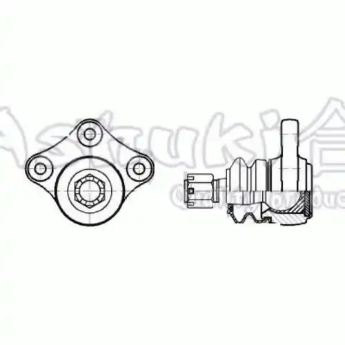 Шаровая опора ASHUKI 1458-4003